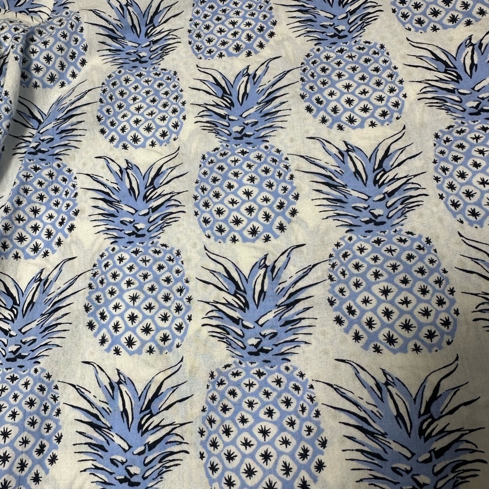 crown & ivy Blue and White Pineapple Dress or beach cover - Picture 3 of 8